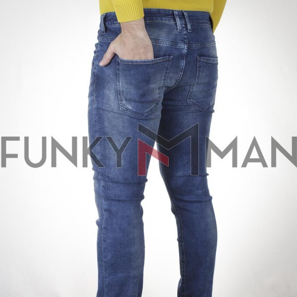 Τζιν Παντελόνι Slim SCINN Jeans JEY FW20 ανοιχτό Μπλε