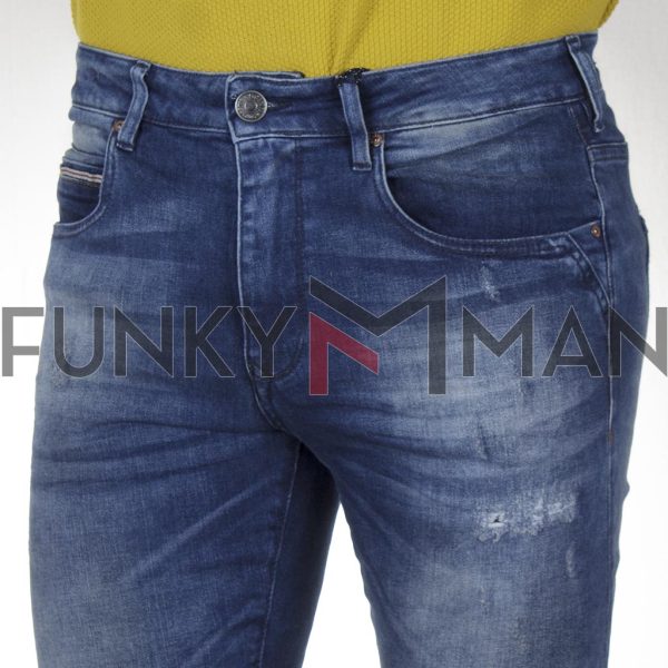 Τζιν Παντελόνι Slim SCINN Jeans JEY FW20 ανοιχτό Μπλε