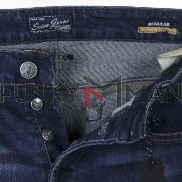 Τζιν Παντελόνι Slim Fit SCINN Jeans ZACK D FW20 Μπλε