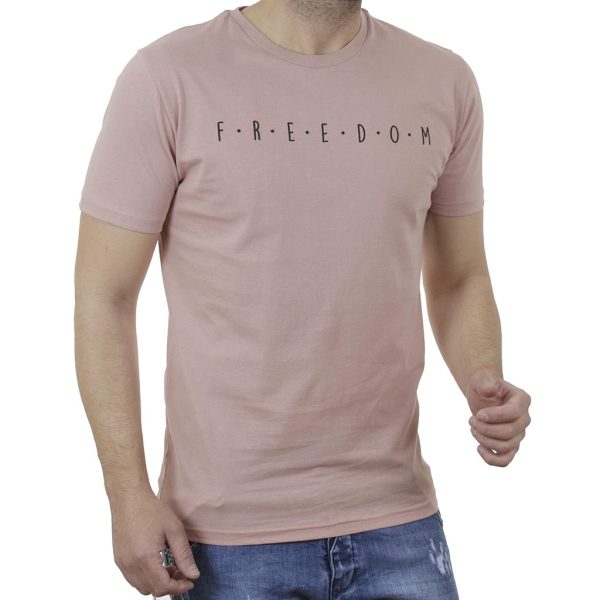 Κοντομάνικη Μπλούζα T-Shirt Cotton4all 21-200 SS21 Ροζ