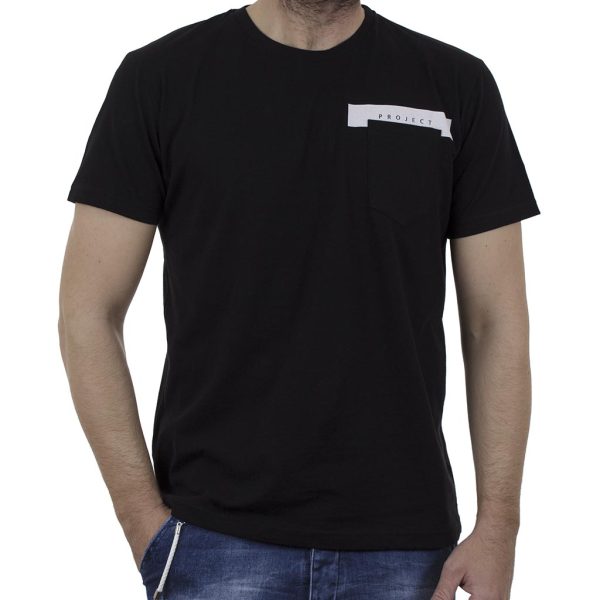 Κοντομάνικη Μπλούζα T-Shirt Cotton4all 21-208 SS21 Μαύρο