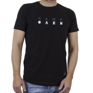 Κοντομάνικη Μπλούζα T-Shirt Cotton4all 21-215 SS21 Μαύρο