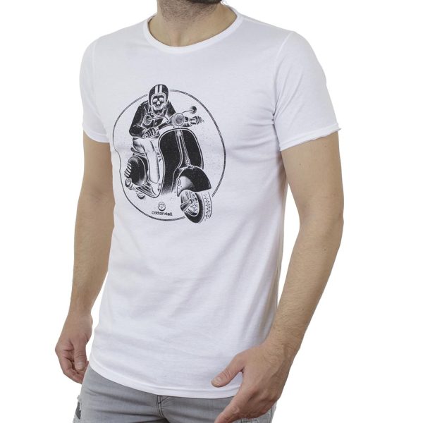 Κοντομάνικη Μπλούζα T-Shirt Cotton4all 21-220 SS21 Λευκό