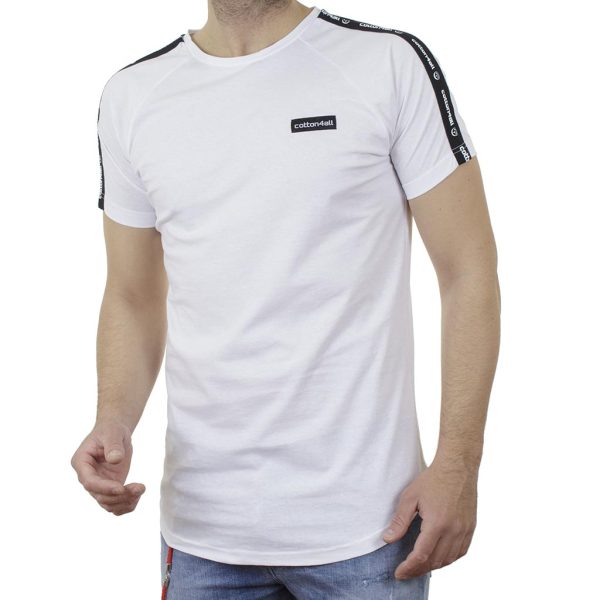 Κοντομάνικη Μπλούζα T-Shirt Cotton4all 21-232 SS21 Λευκό
