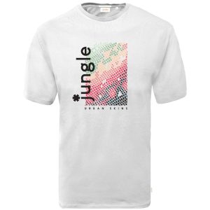 Graphic Print T-Shirt DOUBLE TS-166 Off White