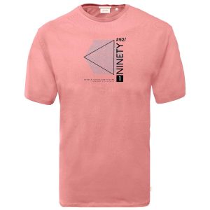 Graphic Print T-Shirt DOUBLE TS-166 Ροζ