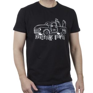 Κοντομάνικο T-Shirt SUGA 021-102 Μαύρο