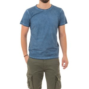 Κοντομάνικη Μπλούζα T-Shirt Back2Jeans B16 SS21 Indigo