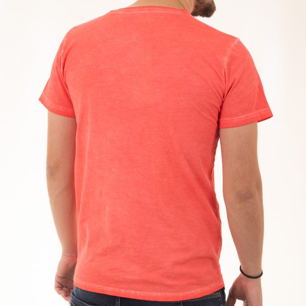 Κοντομάνικη Μπλούζα T-Shirt Back2Jeans B16 SS21 Salmon