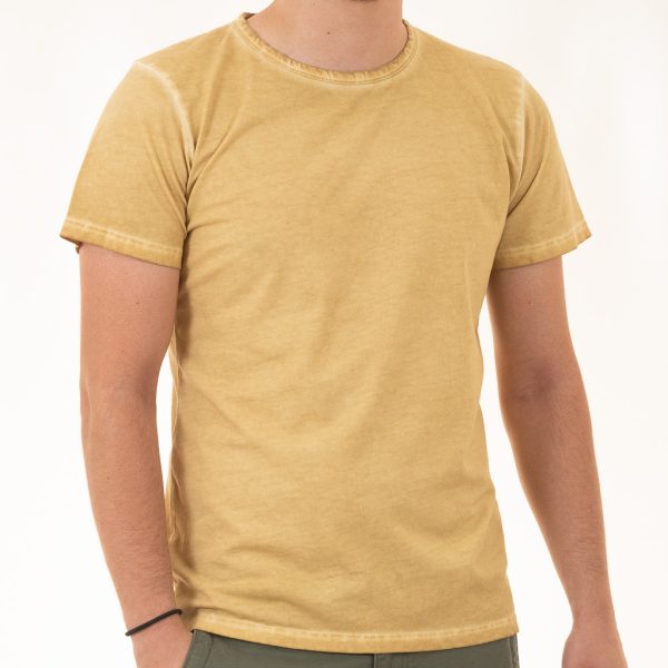 Κοντομάνικη Μπλούζα T-Shirt Back2Jeans B16 SS21 Κίτρινο
