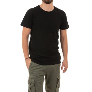 Κοντομάνικη Μπλούζα T-Shirt Back2Jeans B17 SS21 Μαύρο
