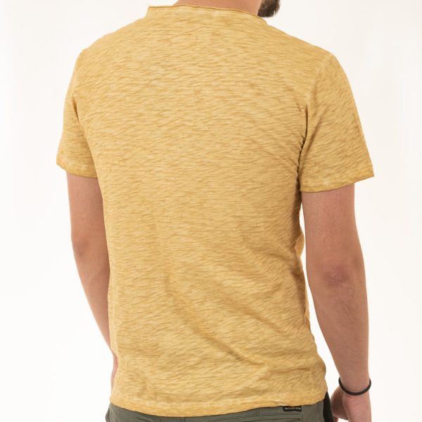 Κοντομάνικη Μπλούζα T-Shirt Back2Jeans B19 SS21 Κίτρινο