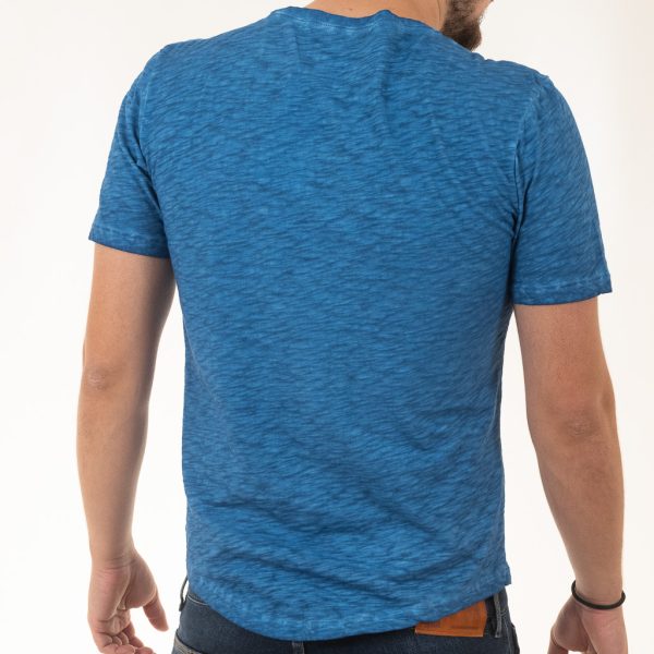 Κοντομάνικη Μπλούζα T-Shirt Back2Jeans B4 SS21 ρουά Μπλε