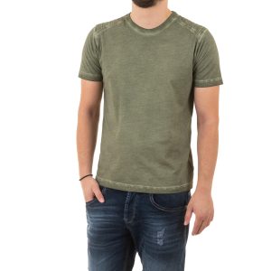 Κοντομάνικη Μπλούζα T-Shirt Back2Jeans B52 Χακί
