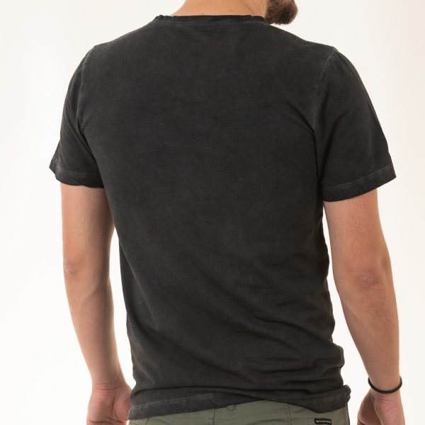 Κοντομάνικη Μπλούζα T-Shirt Back2Jeans MD34 Ανθρακί