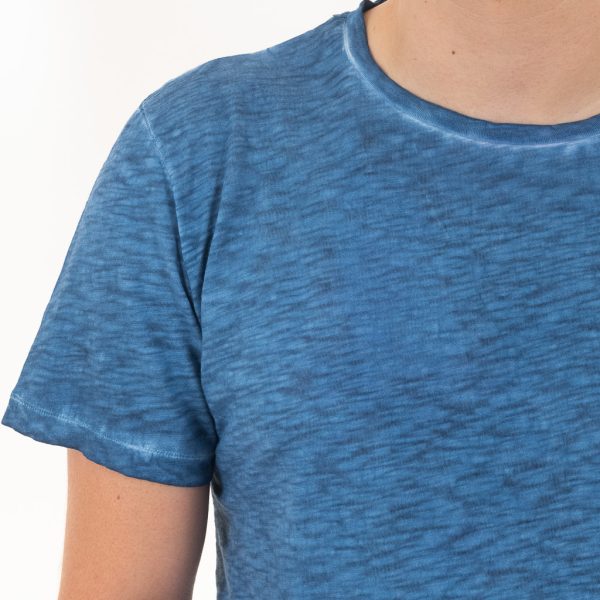 Κοντομάνικη Μπλούζα T-Shirt Back2Jeans B7 SS21 ρουά Μπλε