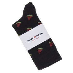 Κάλτσες JUAN RAUL Watermelon ONE SIZE 40-45 Μαύρο