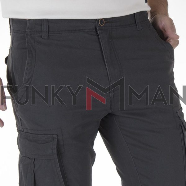 Cargo Chinos Παντελόνι DOUBLE CCP-24 Ανθρακί