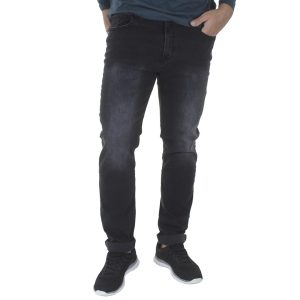 Jean Παντελόνι DAMAGED jeans US37A Μαύρο