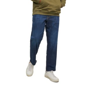 Τζιν Παντελόνι Regular Fit σε Μεγάλα Μεγέθη JACK & JONES 12219004 Denim Μπλε