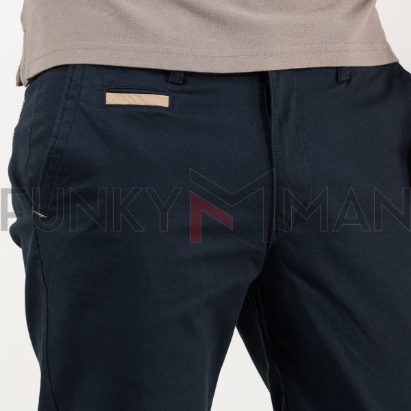 Special Fabric Chinos Casual Παντελόνι DOUBLE CP-241 Navy