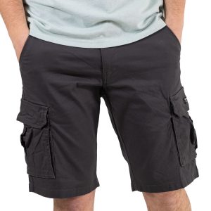 Cargo Casual Special Fabric Βερμούδα DOUBLE MSHO-135 Ανθρακί
