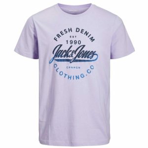 T-Shirt JACK & JONES 12200223 ανοικτό Μωβ