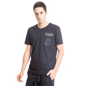Κοντομάνικη Μπλούζα T-Shirt Paco 13531 Μαύρο