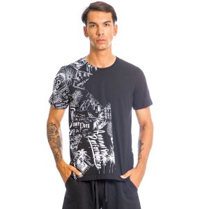 Κοντομάνικη Μπλούζα T-Shirt Paco 13536 Μαύρο