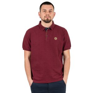 All Over Print Polo DOUBLE PS-280S Aubergine
