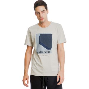 Κοντομάνικη Μπλούζα T-Shirt Paco 13534 Εκρού