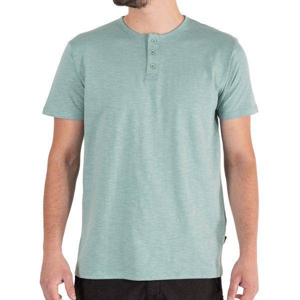 Henley Flama T-Shirt DOUBLE TS-182 Mint