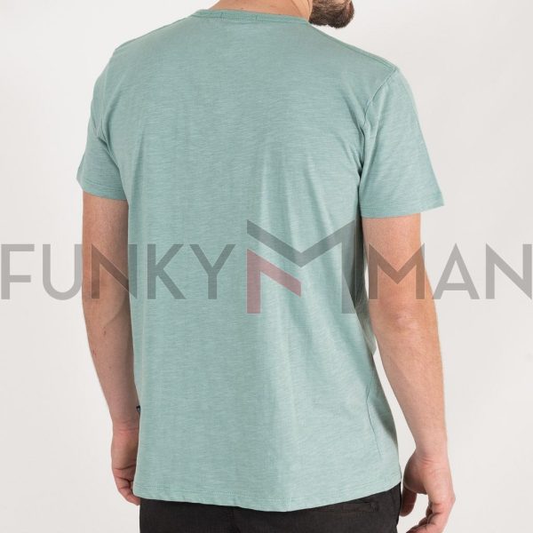 Henley Flama T-Shirt DOUBLE TS-182 Mint