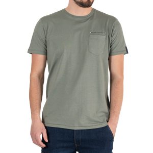 Chest Pocket T-Shirt DOUBLE TS-190 Χακί