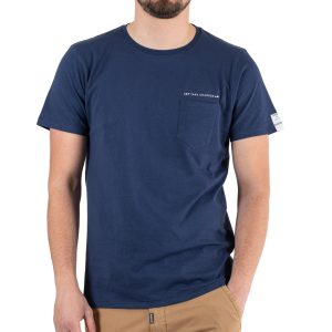 Chest Pocket T-Shirt DOUBLE TS-190 Indigo