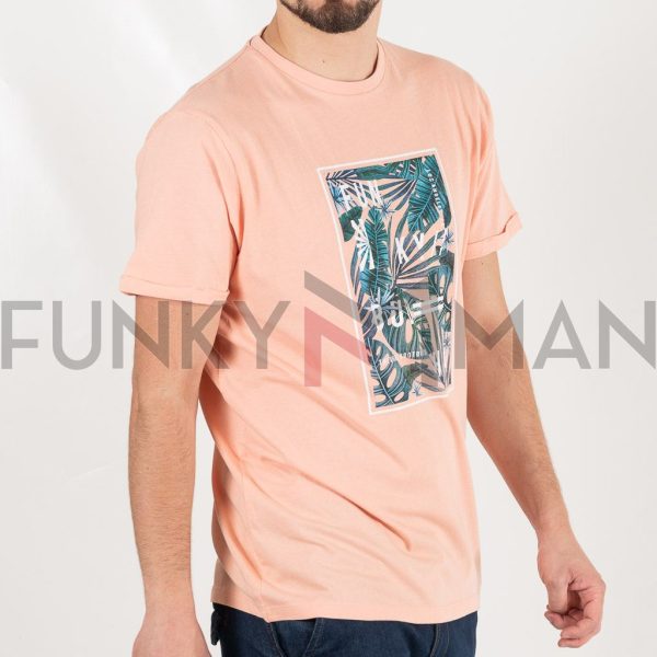 T-Shirt FUNKY BUDDHA FBM005-371-04 Ροζ