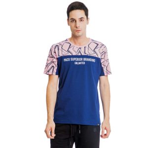 Κοντομάνικη Μπλούζα T-Shirt Paco 13542 Indigo