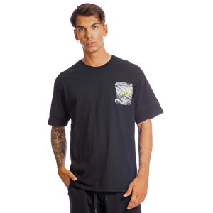 Κοντομάνικη Μπλούζα T-Shirt Paco 13561 Μαύρο