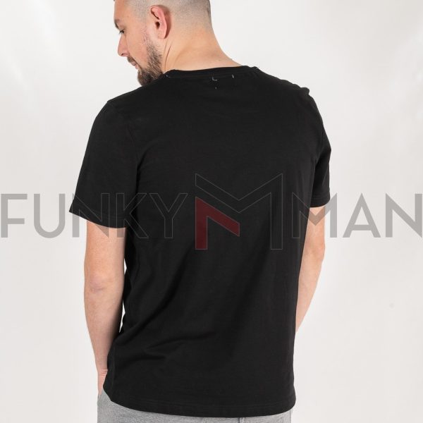 Κοντομάνικη Μπλούζα T-Shirt Paco 9549 Μαύρο