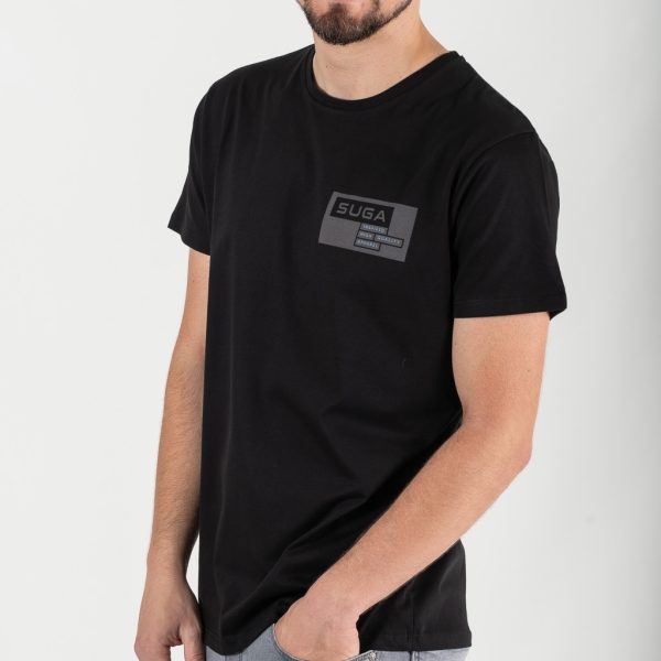 Κοντομάνικο T-Shirt SUGA 2410 Μαύρο