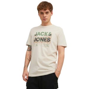 T-Shirt JACK & JONES 12210420 Εκρού