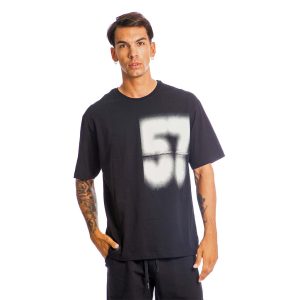 Κοντομάνικη Μπλούζα T-Shirt Paco 13562 Μαύρο