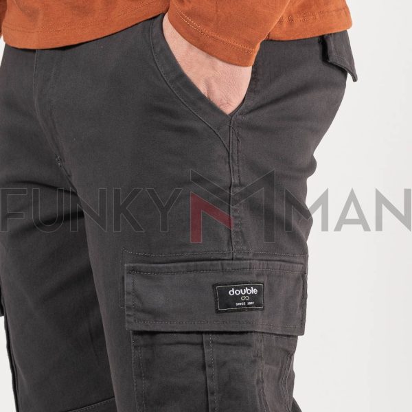 Chinos Cargo Παντελόνι DOUBLE CCP-34 Ανθρακί