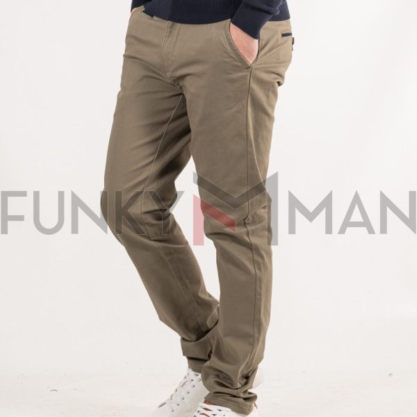 Chinos Special Fabric Παντελόνι DOUBLE CP-245 Olive