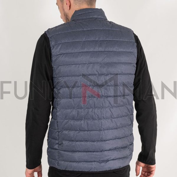 Αμάνικο Μπουφάν Vest Jacket DOUBLE SMJK-13 Γκρι
