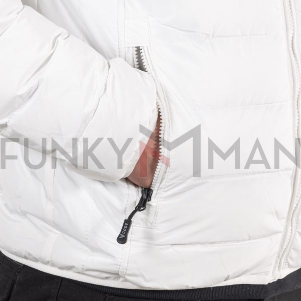 Puffer Jacket VCODE V36 Λευκό