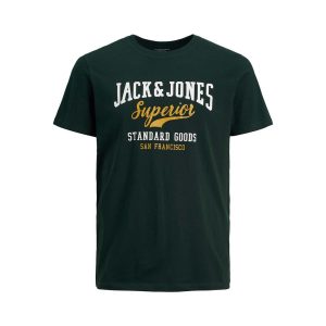 T-Shirt σε Μεγάλα Μεγέθη JACK & JONES 12211759 σκούρο Πράσινο