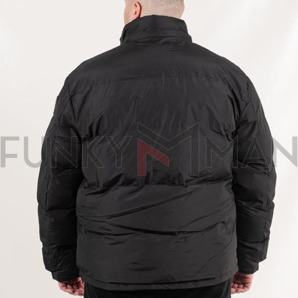 Parka Jacket σε Μεγάλα Μεγέθη VAINAS VB1-24 Μαύρο