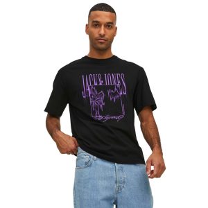 T-Shirt JACK & JONES 12230182 Μαύρο