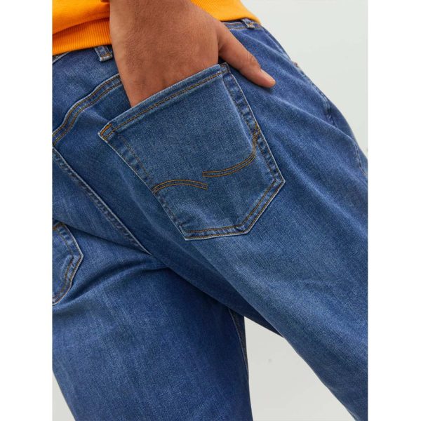 Jean Παντελόνι Slim Fit σε Μεγάλα Μεγέθη JACK & JONES 12231830 Μπλε